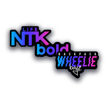 Holographic Sticker Bundle Purple fade Glitter