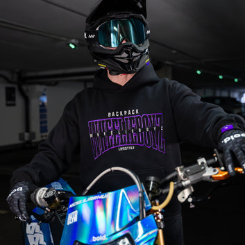 BPWB v3 Purple Embroidery Hoodie (Oversize fit)
