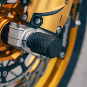 Supermoto Axle Sliders (Crash Pegs, Easy to Install)