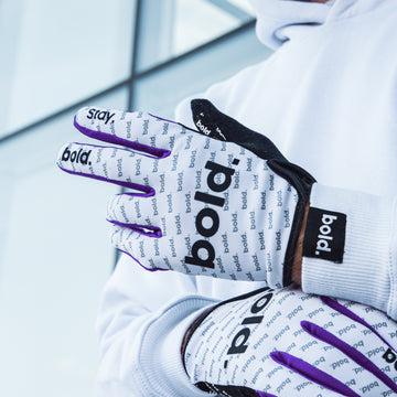 bold. AIRFORCE MX GLOVES - Purple
