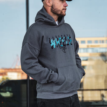 BPWB Blue/Grey Slash Hoodie