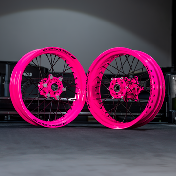 SMPRO FLUO PINK - Supermoto Wheelset
