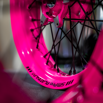 SMPRO FLUO PINK - Supermoto Wheelset