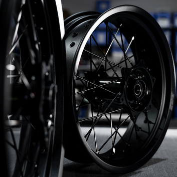 bold. BLACK v2- Supermoto Wheelset