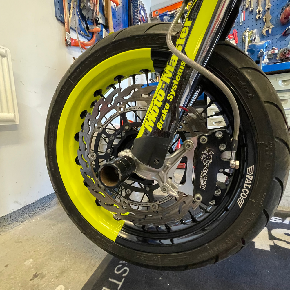 50/50 Supermoto Wheel Graphics – 2 Color Wheel Wrap