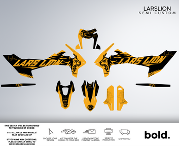 LARSLION - KTM SMC 690 Graphics kit