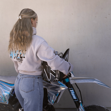 BPWB Blue/Grey Slash Hoodie V3 (Oversize fit)