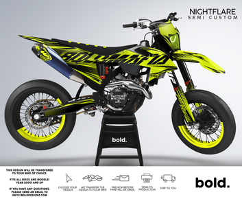 NIGHTFLARE - Graphics kit (Recommended with Full Fluo Base)