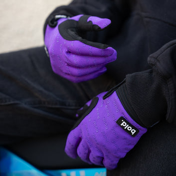 bold. Purple SWIFT MX GLOVES
