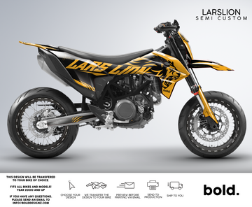 LARSLION - KTM SMC 690 Graphics kit
