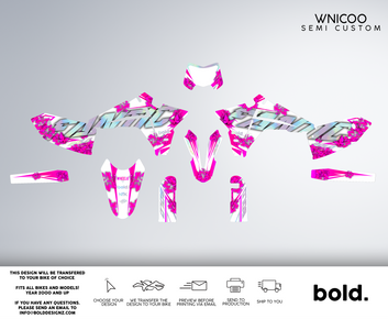 WNICOO - Fantic Graphics kit
