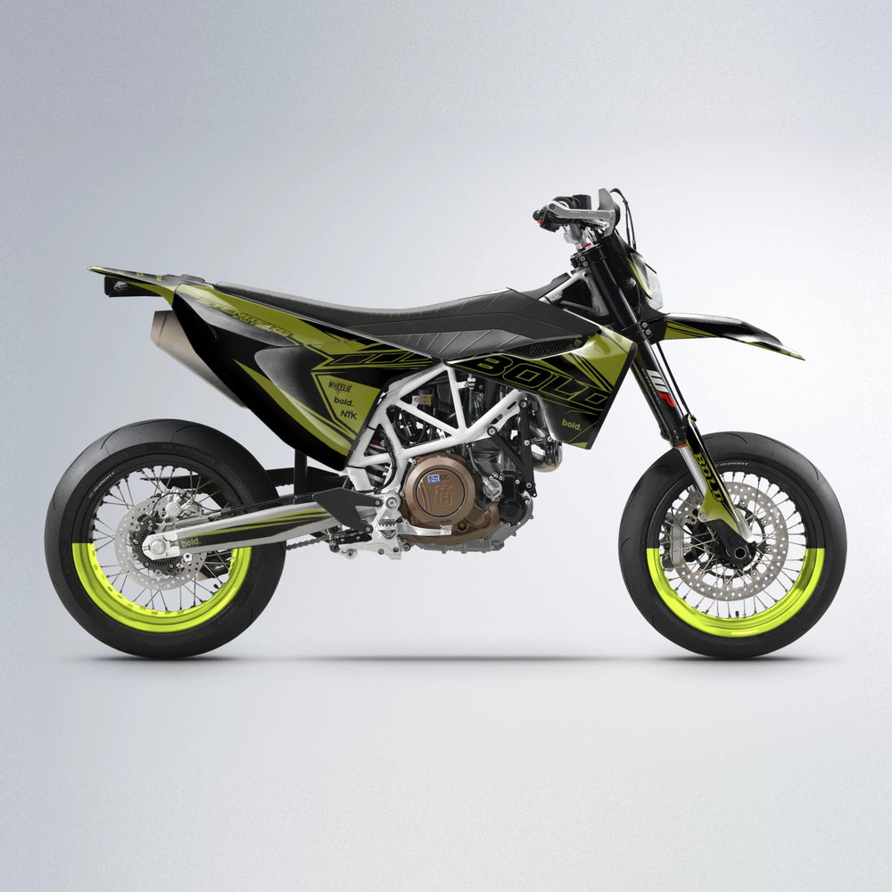 ARTTU STENBERG Husqvarna 701 supermoto graphics kit in Olive