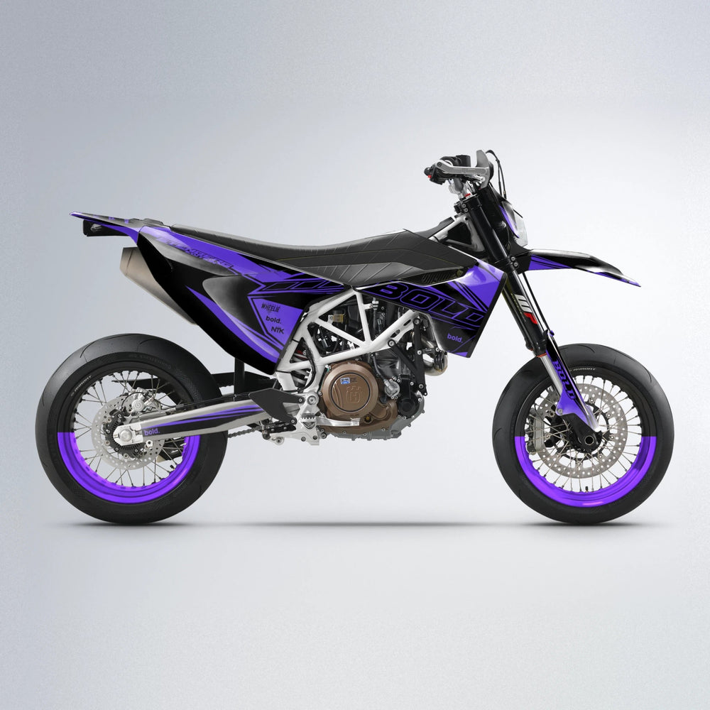 ARTTU STENBERG Husqvarna 701 supermoto graphics kit in Purple