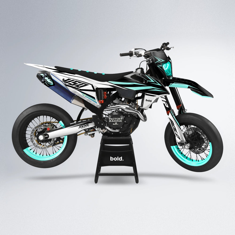 ASCEND supermoto graphics kit in Mint
