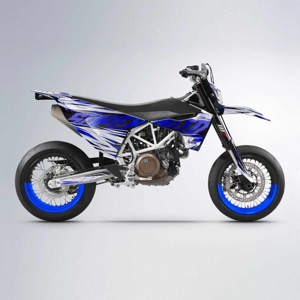 BENJIS Husqvarna 701 supermoto graphics kit in Blue
