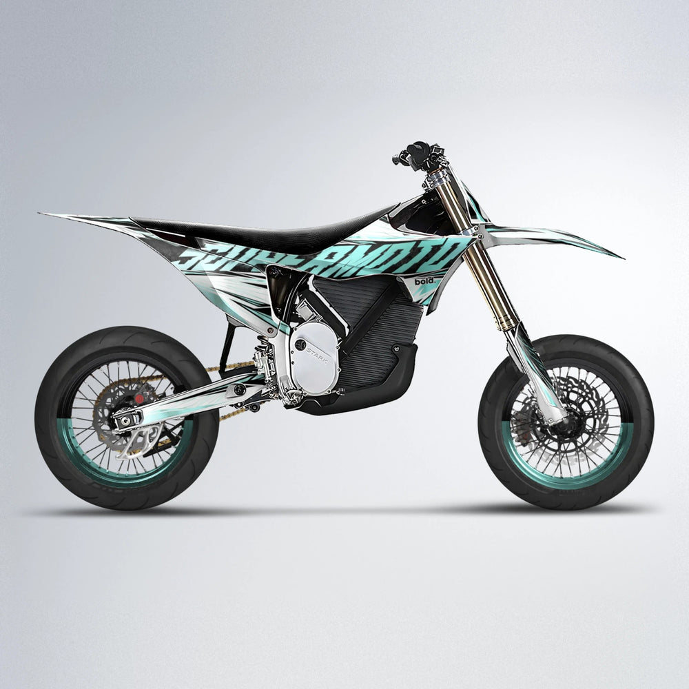 BENJIS Stark Varg SM supermoto graphics kit in Mint