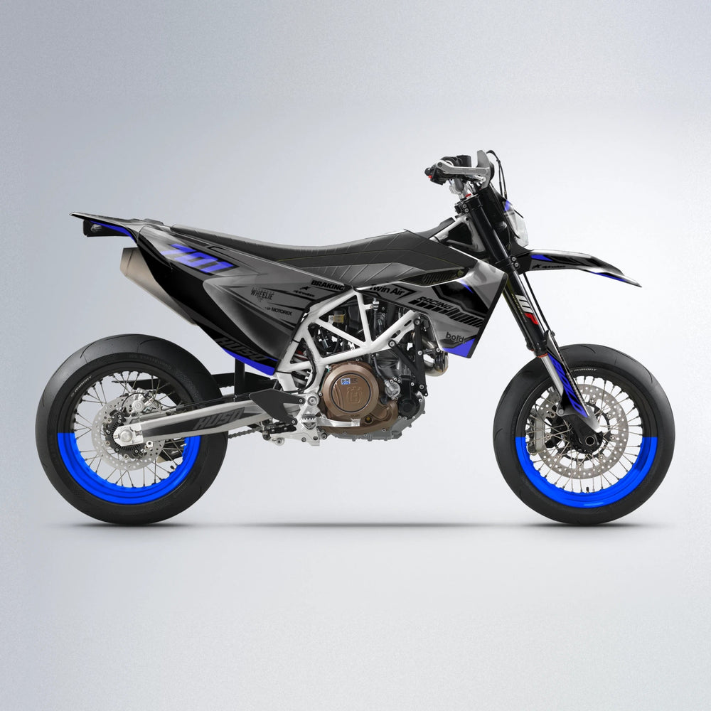 BRANDER Husqvarna 701 supermoto graphics kit in Blue