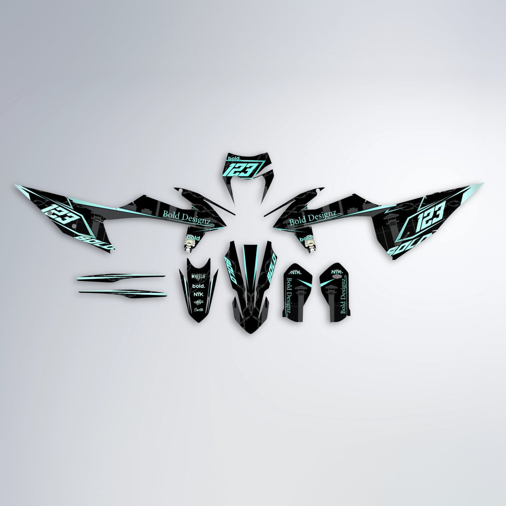 CARLITO graphics kit parts layout in Mint