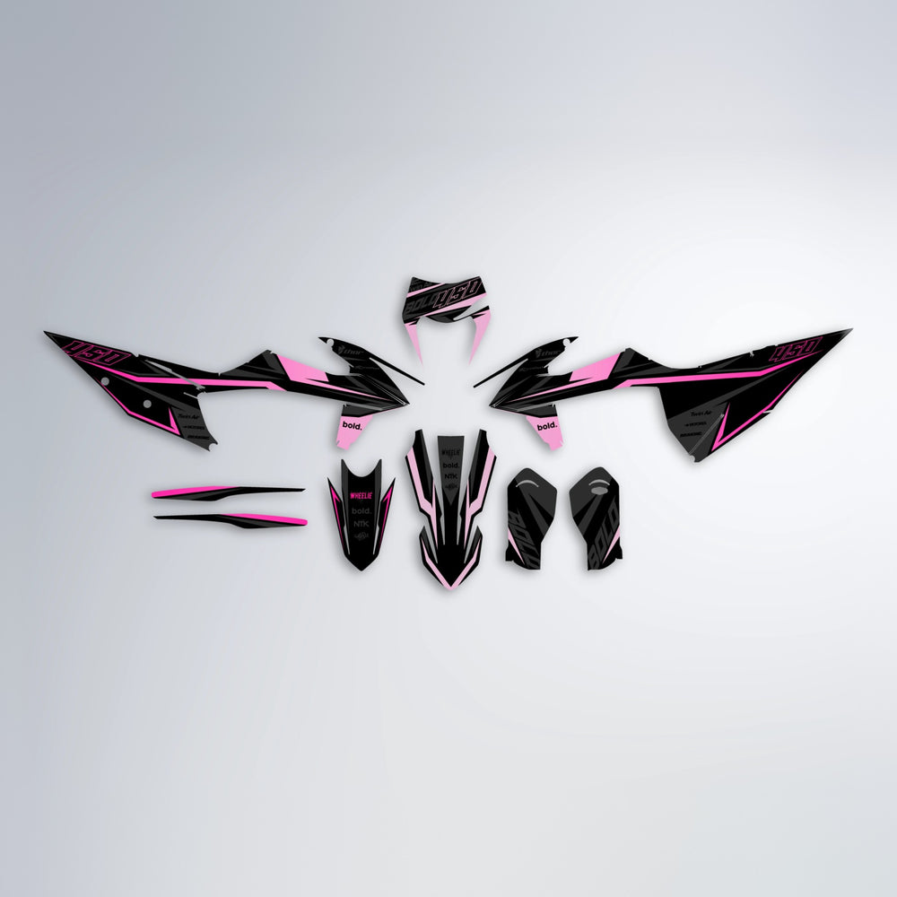 CHILLI graphics kit parts layout in Flamingo