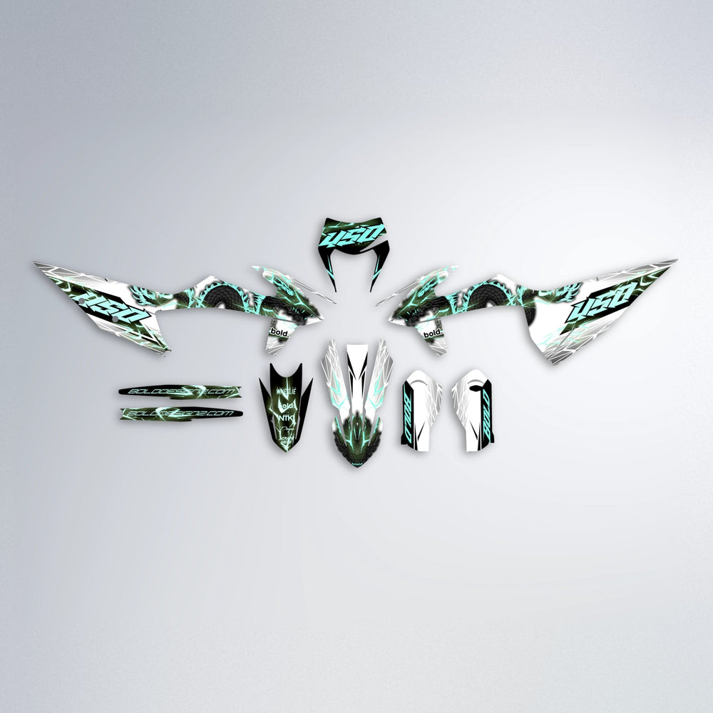 DERAGON graphics kit parts layout in Mint