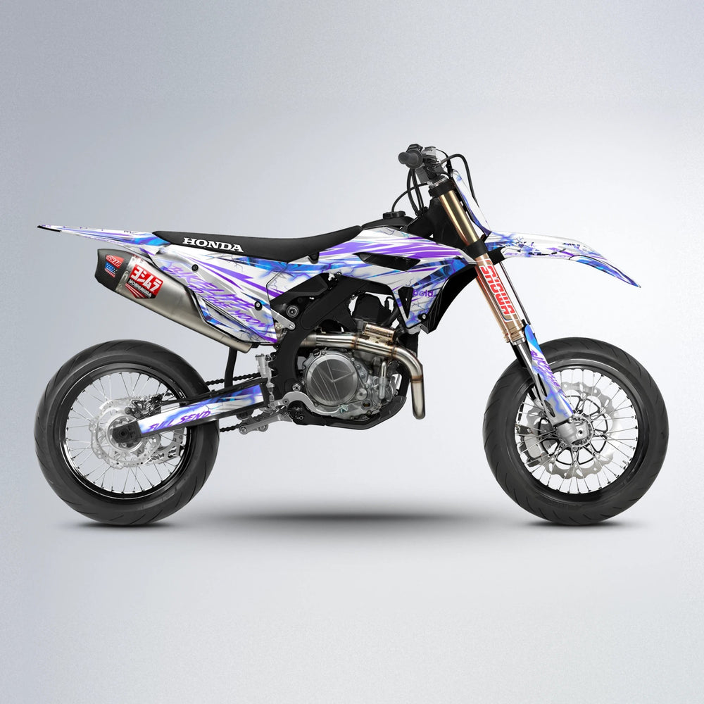 DIVINE Honda supermoto graphics kit in Purple