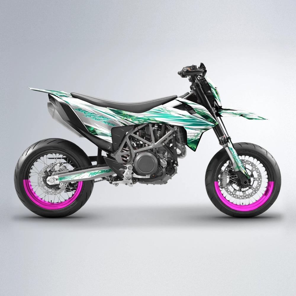 DIVINE KTM SMC 690 supermoto graphics kit in Pink