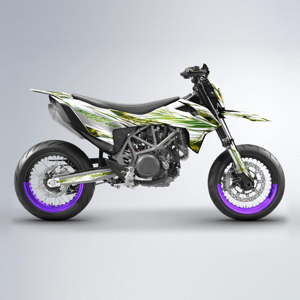 DIVINE KTM SMC 690 supermoto graphics kit in Purple