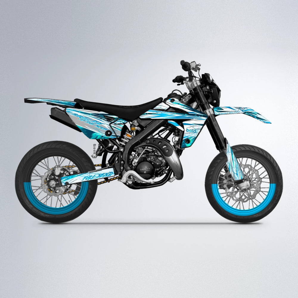 DIVINE Rieju MRT supermoto graphics kit in Custom Colour