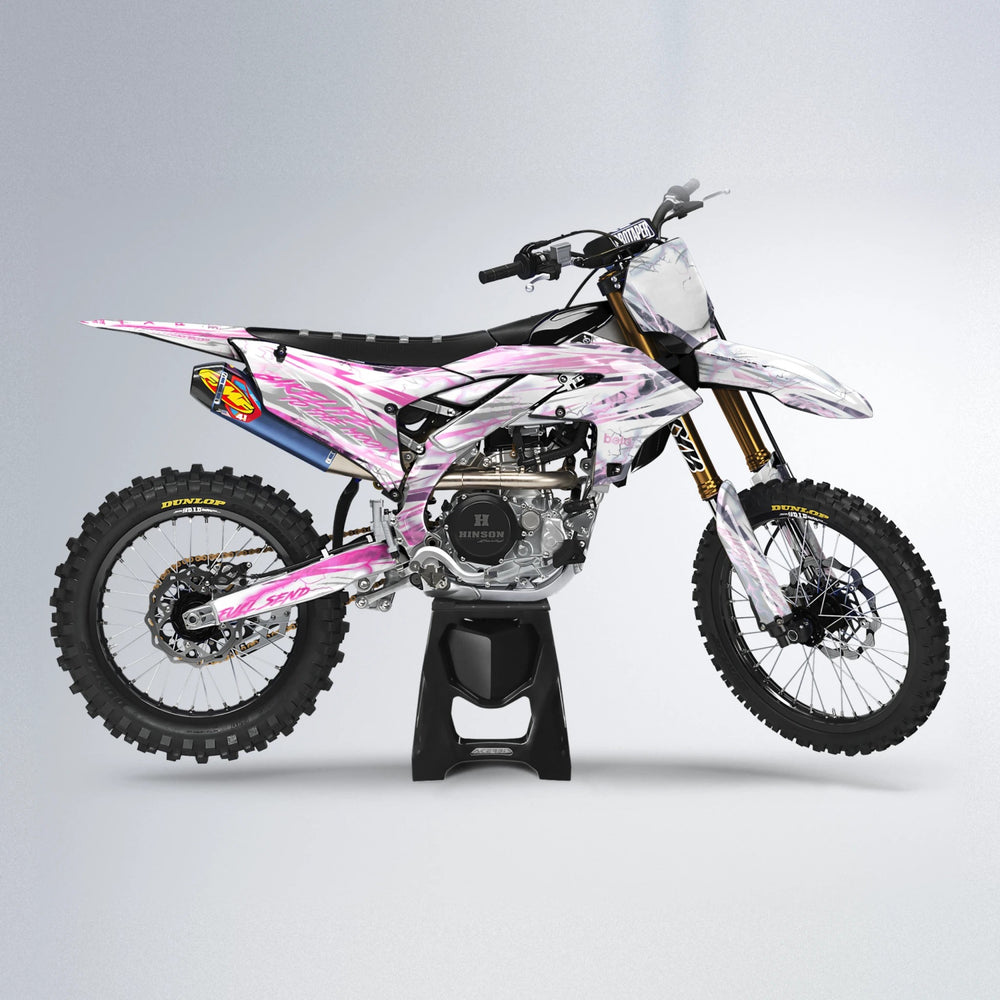 DIVINE Yamaha YZF MX motocross graphics kit in Flamingo