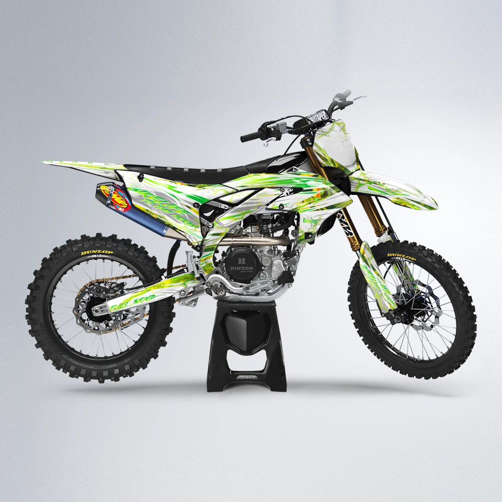 DIVINE Yamaha YZF MX motocross graphics kit in Green