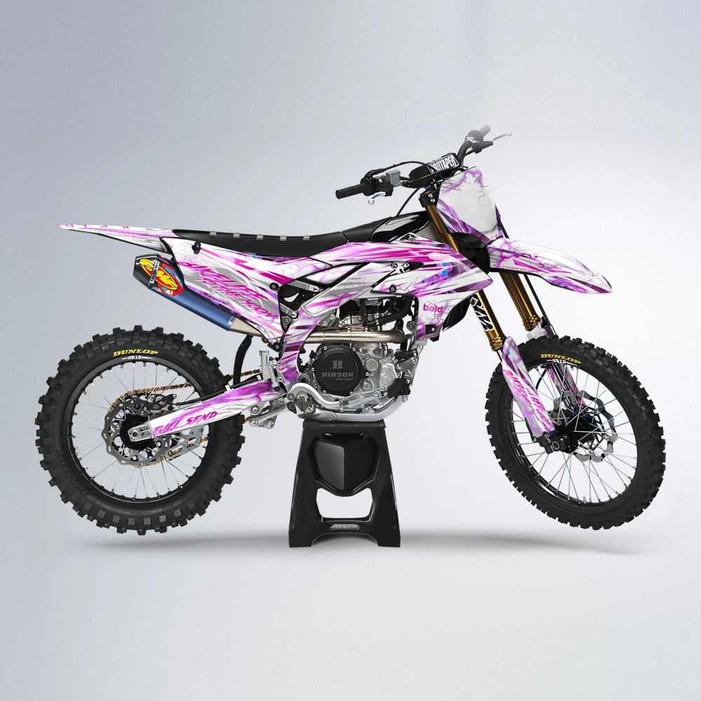 DIVINE Yamaha YZF MX motocross graphics kit in Pink