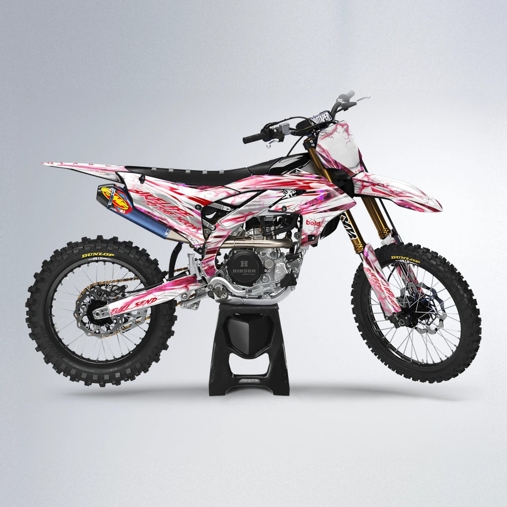 DIVINE Yamaha YZF MX motocross graphics kit in Red