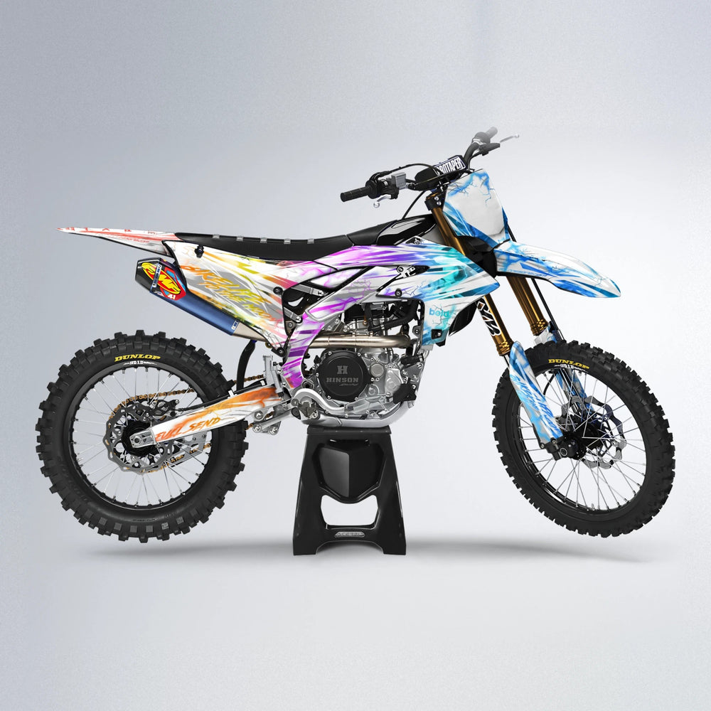 DIVINE Yamaha YZF MX motocross graphics kit in Sunset Fade