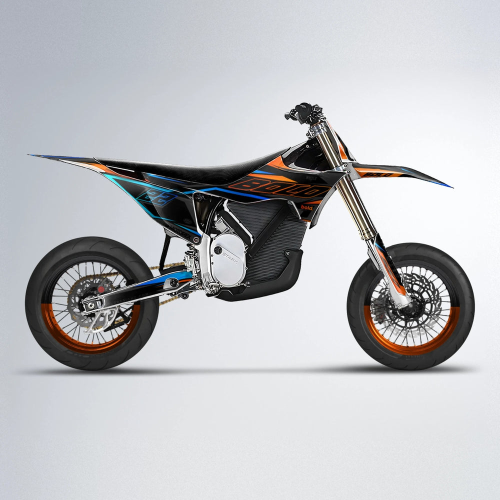 DORTOS Stark Varg SM supermoto graphics kit in Custom Colour