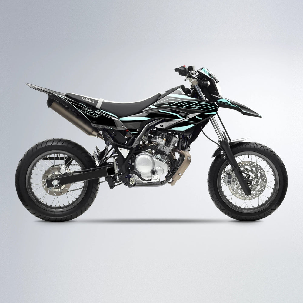 DORTOS Yamaha WR 125X supermoto graphics kit in Mint