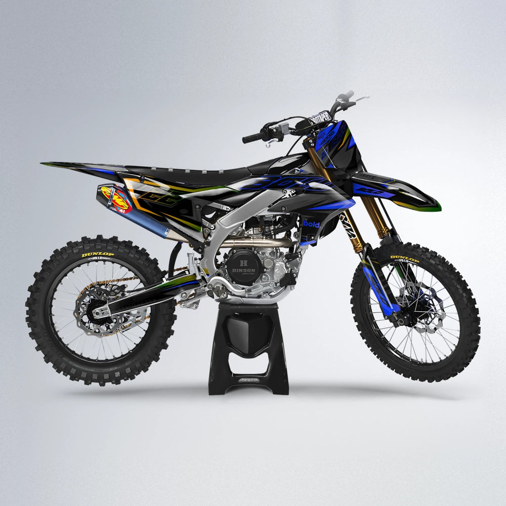 DORTOS Yamaha YZF MX motocross graphics kit in Blue