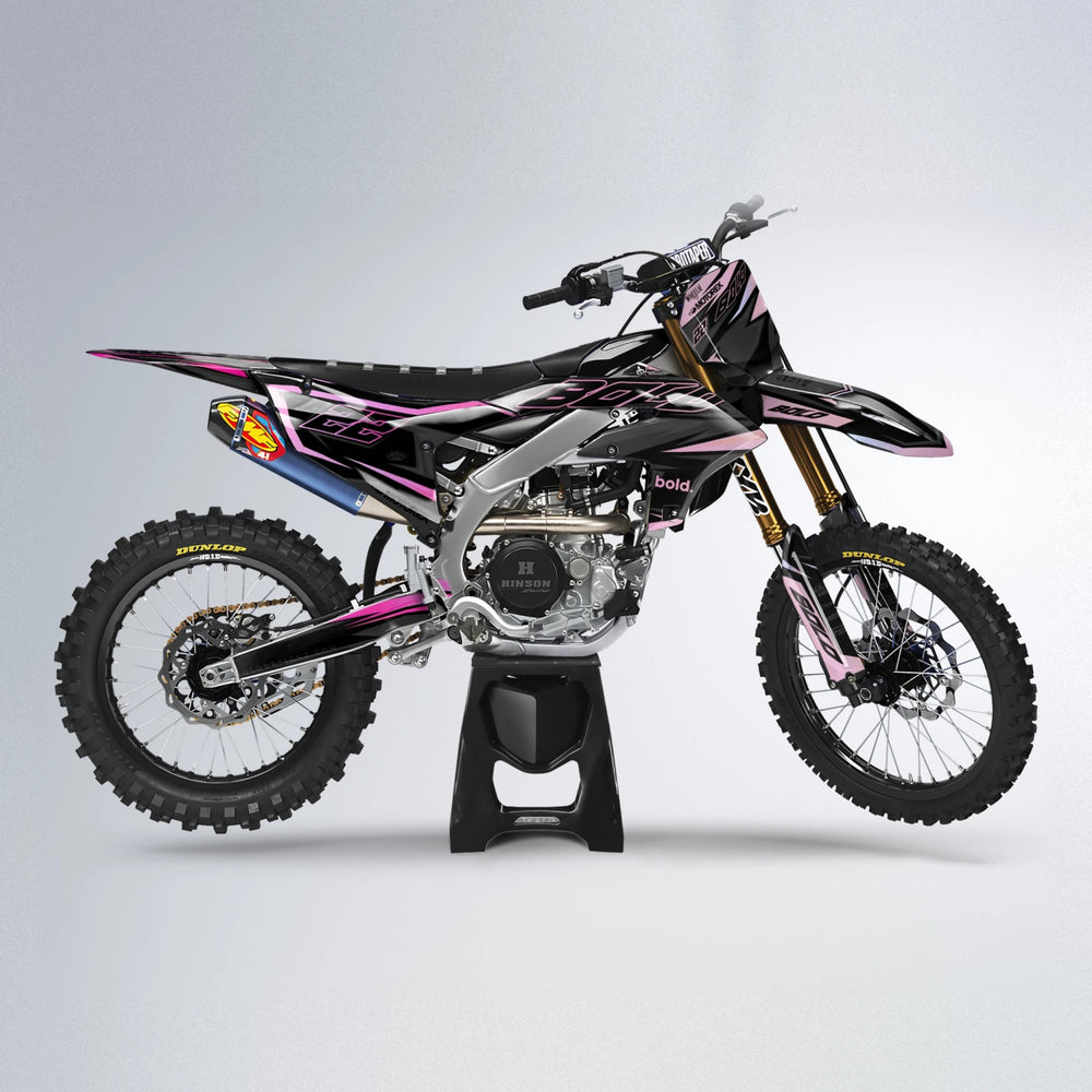DORTOS Yamaha YZF MX motocross graphics kit in Flamingo