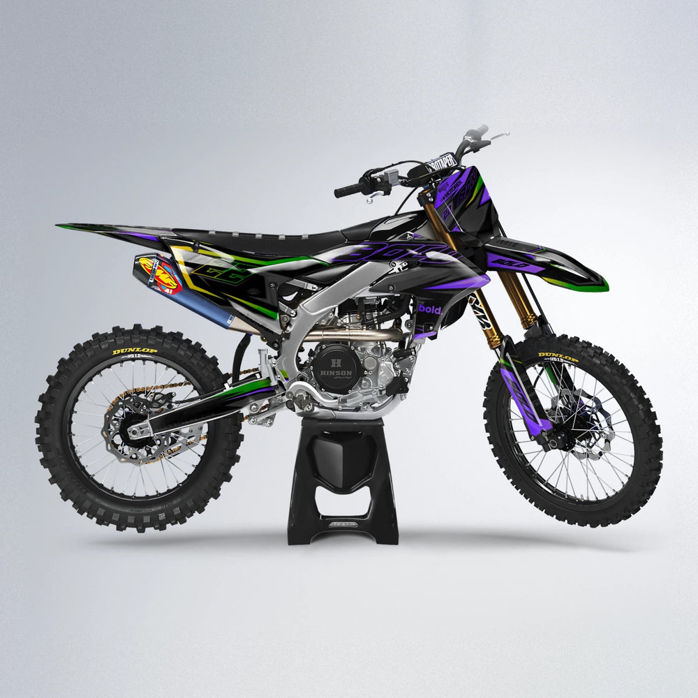 DORTOS Yamaha YZF MX motocross graphics kit in Purple