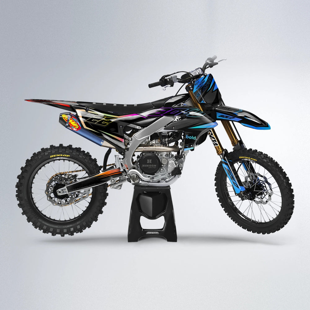 DORTOS Yamaha YZF MX motocross graphics kit in Sunset Fade