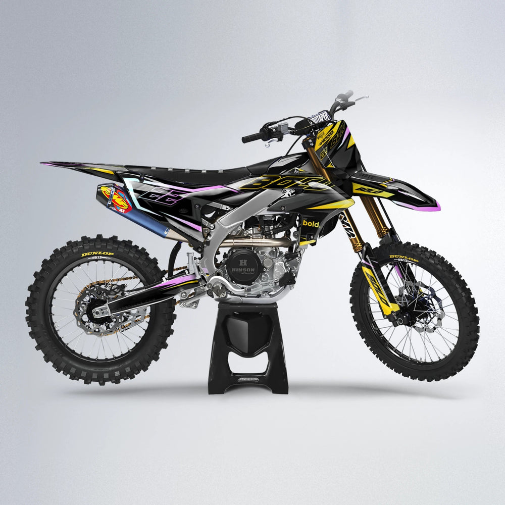DORTOS Yamaha YZF MX motocross graphics kit in Yellow