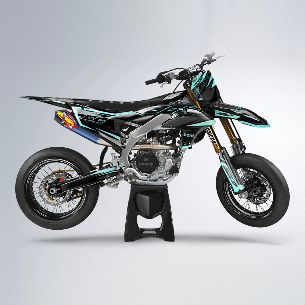 DORTOS Yamaha YZF SM supermoto graphics kit in Mint