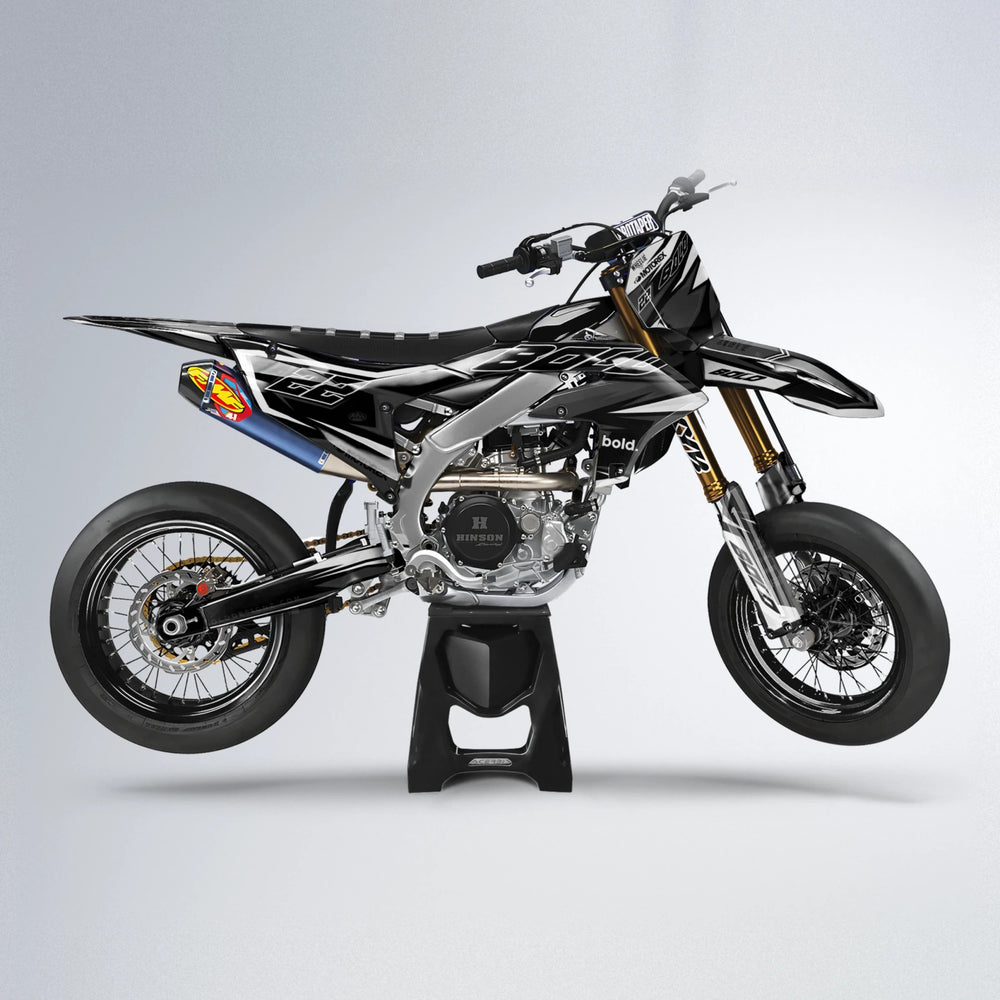 DORTOS Yamaha YZF SM supermoto graphics kit in White