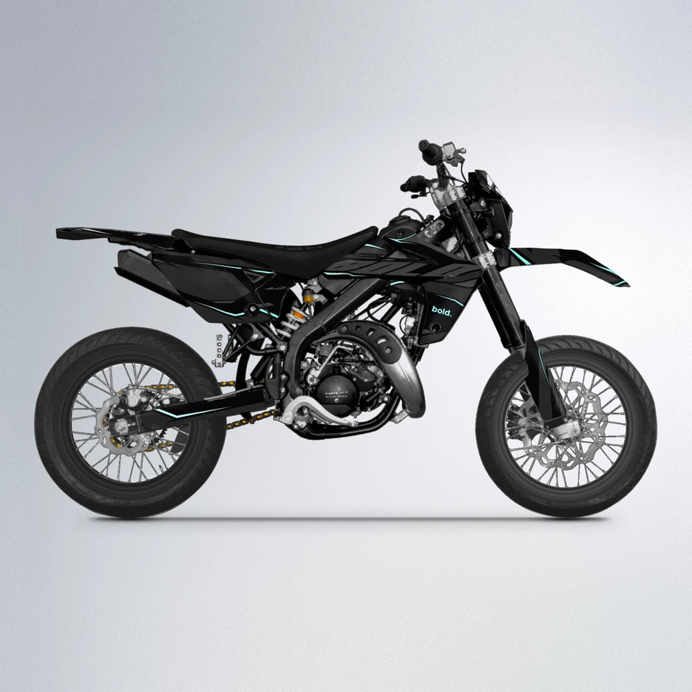 DRIFT Rieju MRT supermoto graphics kit in Mint
