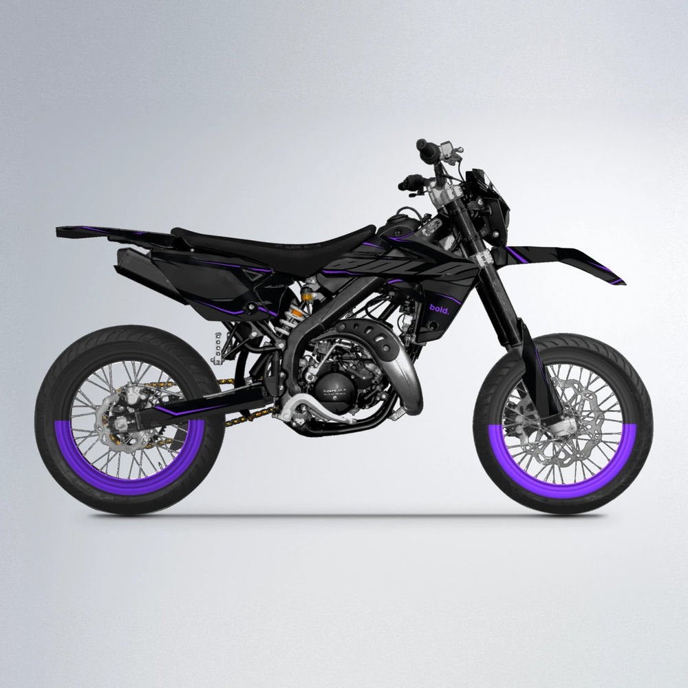 DRIFT Rieju MRT supermoto graphics kit in Purple