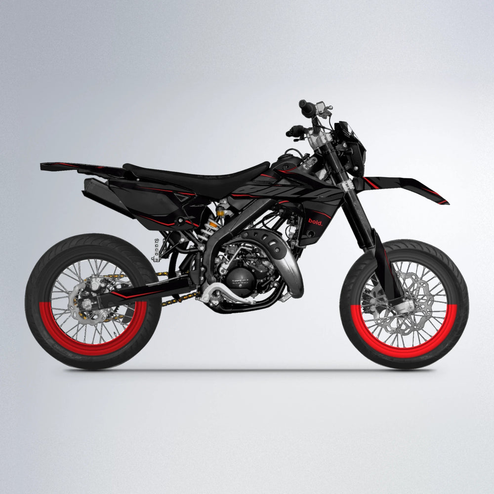 DRIFT Rieju MRT supermoto graphics kit in White