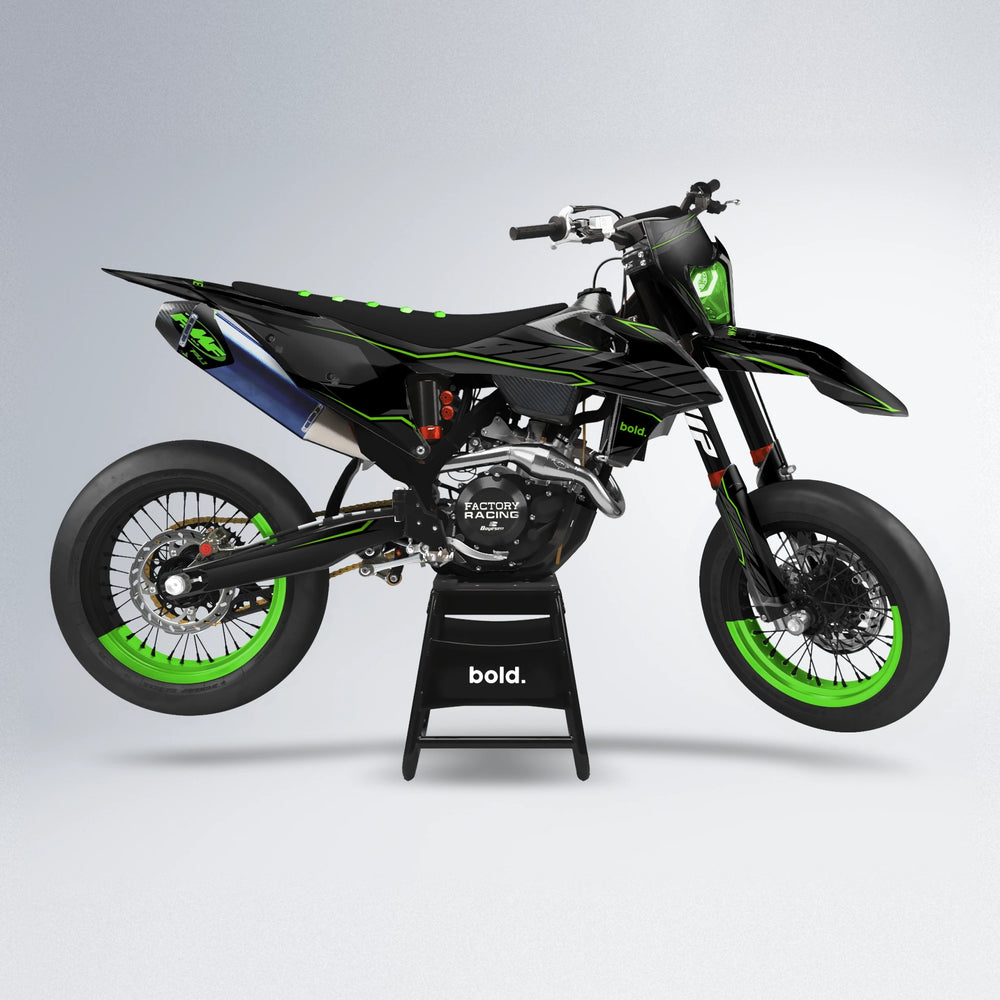DRIFT supermoto graphics kit in Green