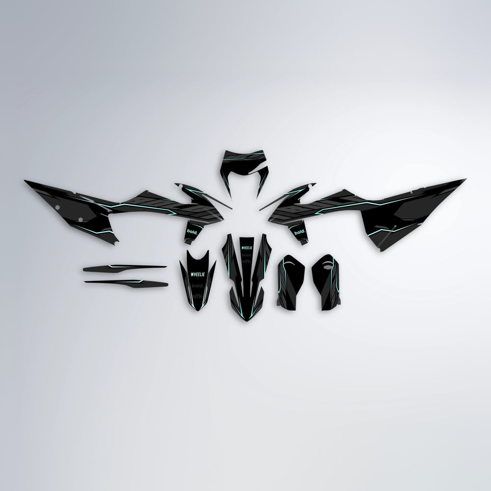 DRIFT graphics kit parts layout in Mint