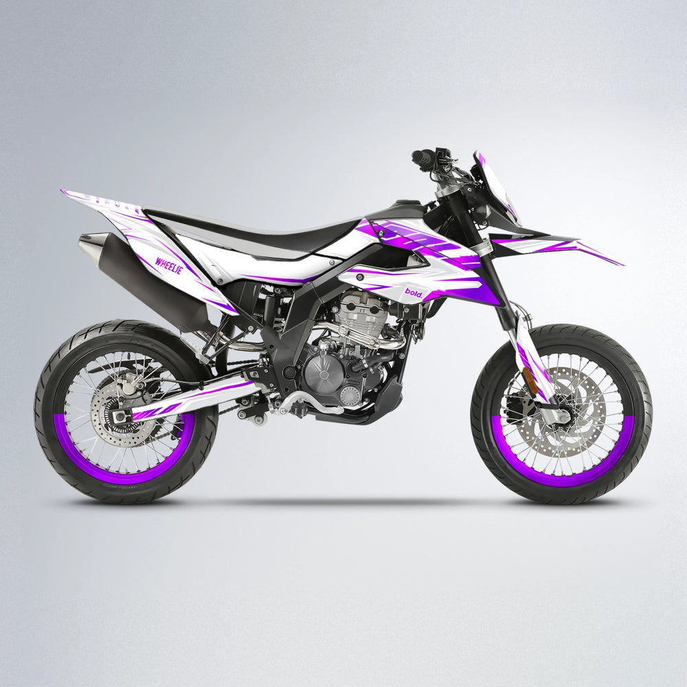 EKKE Aprilia SX 125 supermoto graphics kit in Custom Colour