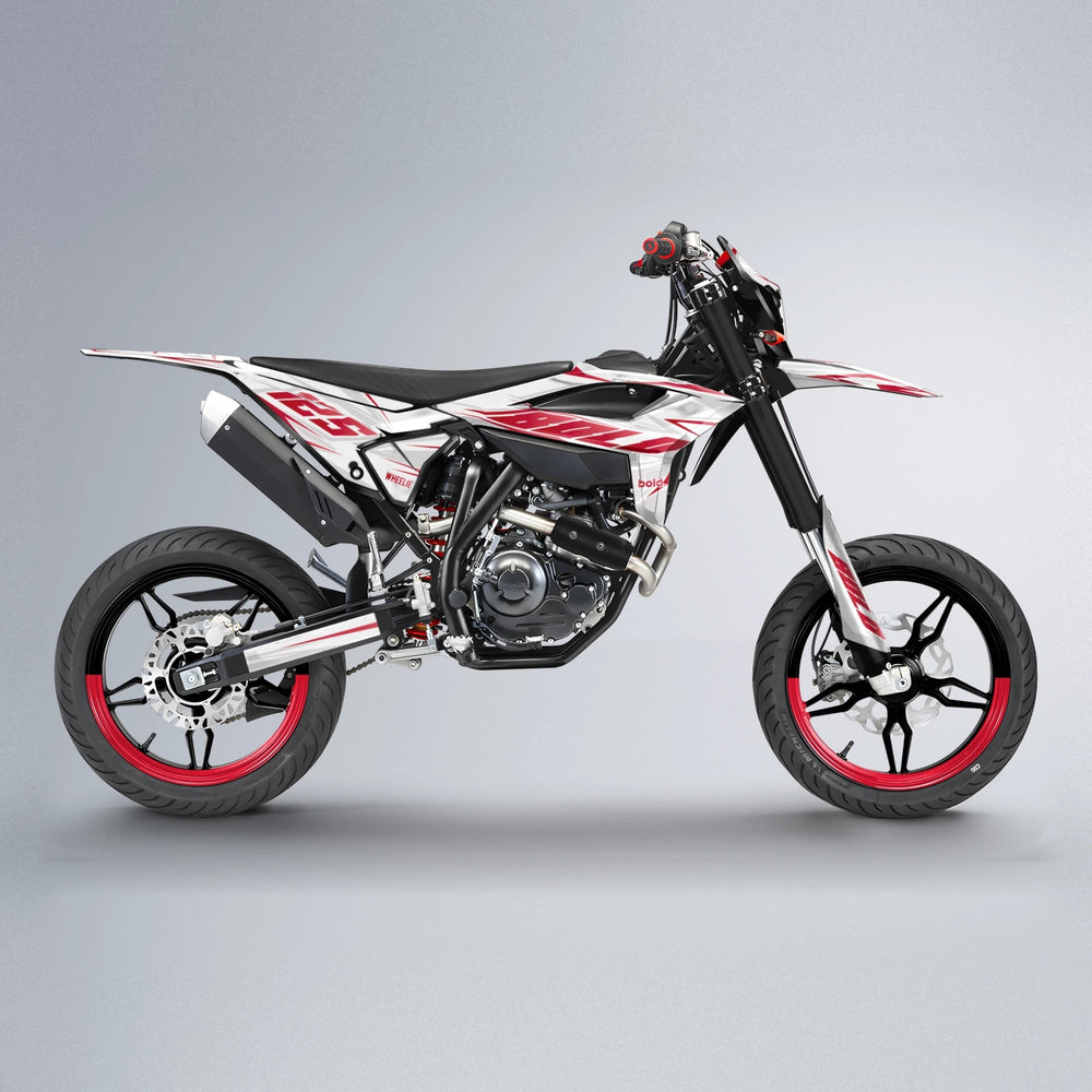EKKE Beta supermoto graphics kit in Red