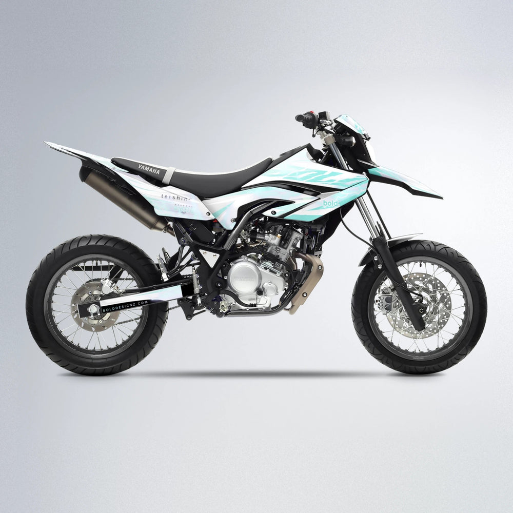 EKKE V2 Yamaha WR 125X supermoto graphics kit in Mint